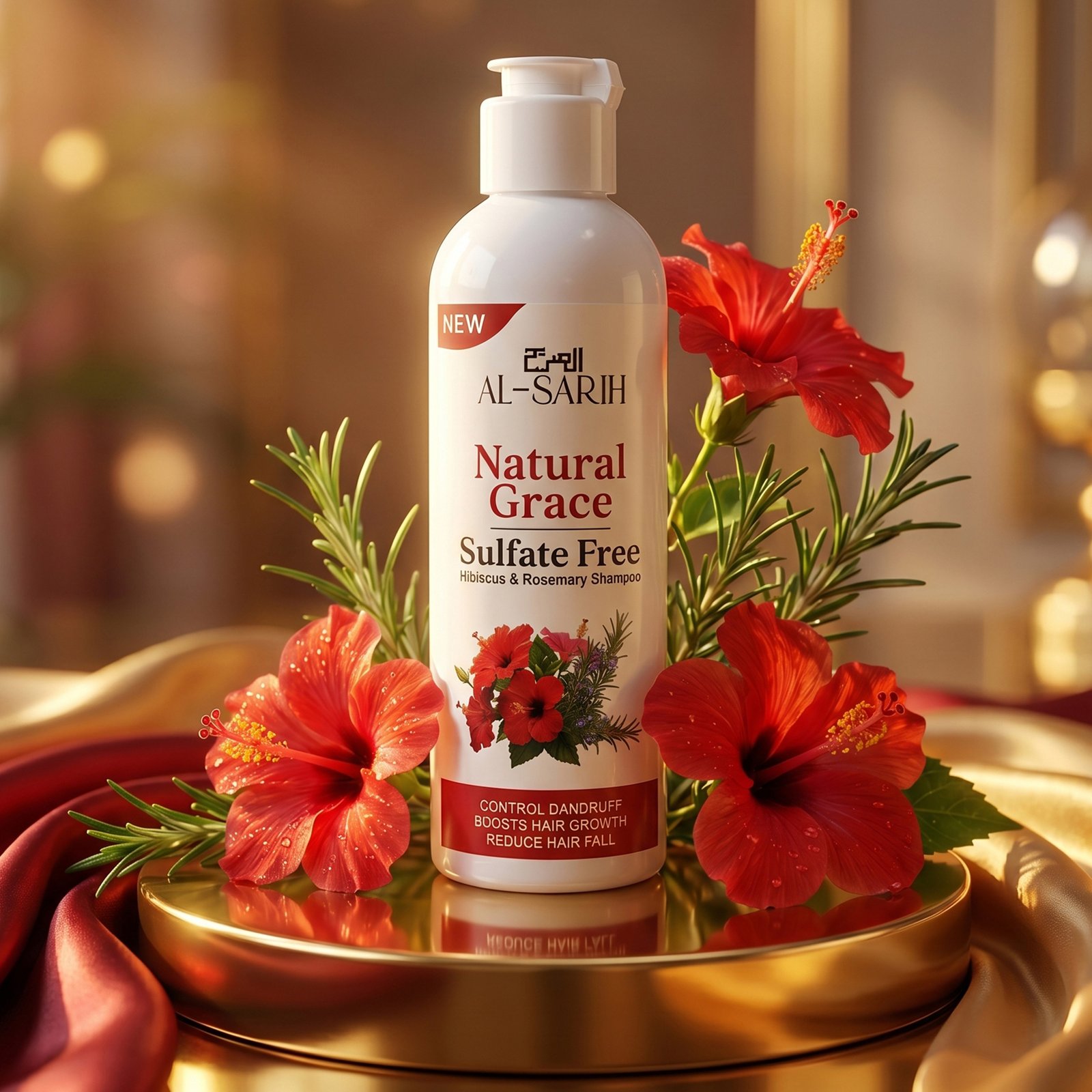 Natural Grace Rosemary & Hibiscus Sulfate-Free Shampoo
